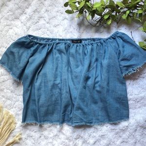 Off the shoulder shirt